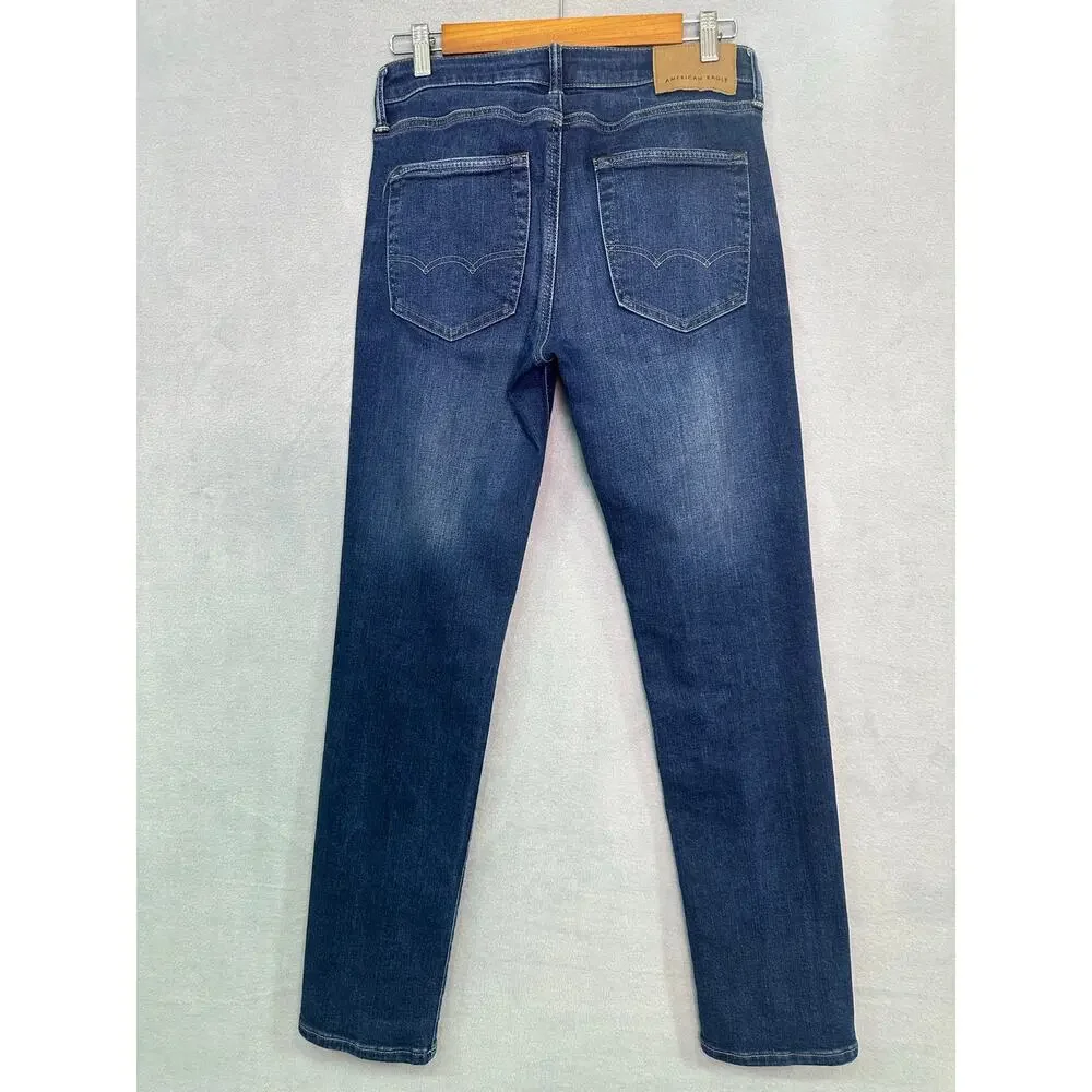 American Eagle AirFlex+ Slim Straight Stretch Jeans Dark Wash Men’s 30x32